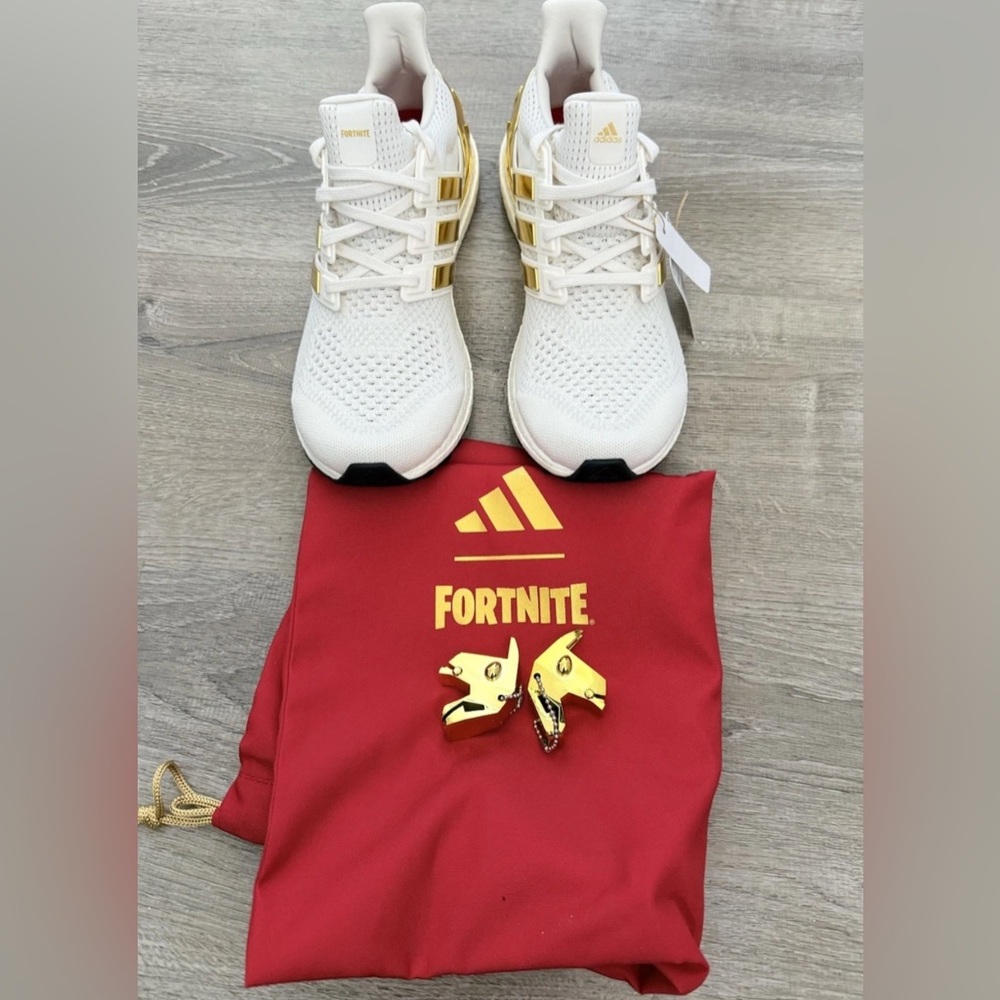 Adidas Ultra Boost 1.0 Fortnite Victory Crown White JQ0717 Size 11